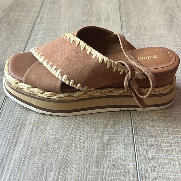 Anthropologie Bruno Premi Cross-Strap Platform Espadrille Sandals US 6 - Picture 6 of 12